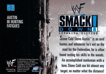 1999 Comic Images WWF SmackDown! Chromium #67 Stone Cold Steve Austin  Back