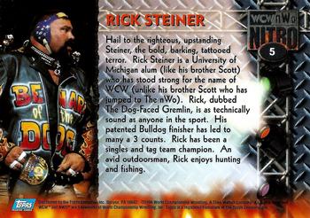 1999 Topps WCW/nWo Nitro #5 Rick Steiner  Back