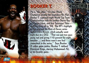 1999 Topps WCW/nWo Nitro #6 Booker T  Back