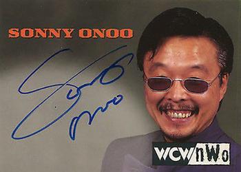 1999 Topps WCW/nWo Nitro - Authentic Signatures #23 Sonny Onoo  Front