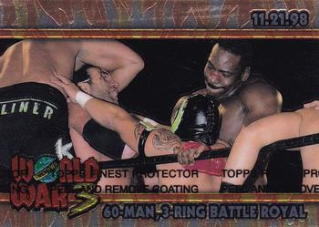1999 Topps WCW/nWo Nitro - Chrome #C11 60 Man Battle Royale  Front