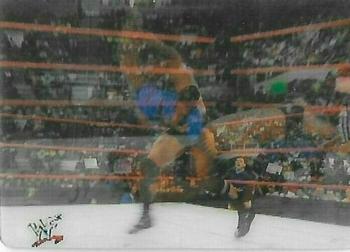 2001 Artbox WWF MotionCardz #7 The Rock / Chris Benoit Front