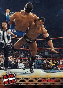 2001 Fleer WWF Raw Is War #39 The Rock  Front