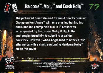 2001 Fleer WWF Raw Is War #79 Hardcore / Crash / Molly Back