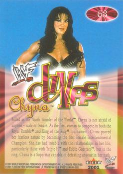 2001 Fleer WWF Wrestlemania #63 Chyna  Back