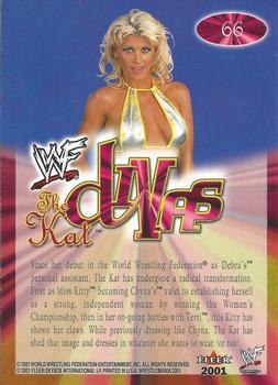2001 Fleer WWF Wrestlemania #66 The Kat  Back