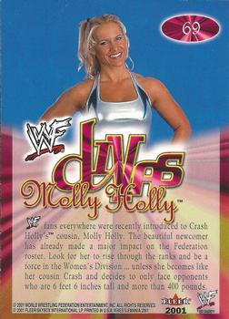 2001 Fleer WWF Wrestlemania #69 Molly Holly  Back
