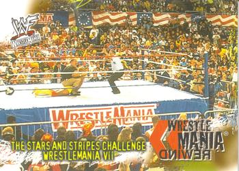 2001 Fleer WWF Wrestlemania #87 Stars and Stripes Challenge  Front