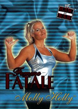 2001 Fleer WWF Raw Is War - Femme Fatale #7FF Molly Holly  Front