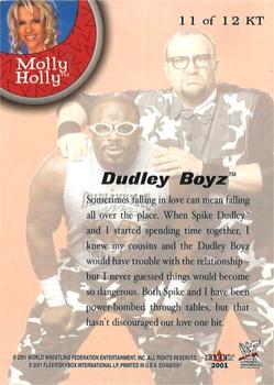 2001 Fleer WWF The Ultimate Diva Collection - Kiss And Tell #11 KT The Dudley Boyz Back
