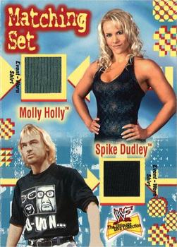 2001 Fleer WWF The Ultimate Diva Collection - Matching Set #NNO Molly Holly/Spike Dudley  Front