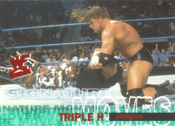 2001 Fleer WWF Wrestlemania - Signature Moves #4 SM Triple H  Front