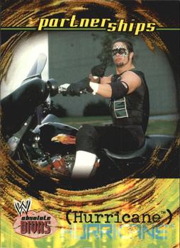 2002 Fleer WWE Absolute Divas #63 The Hurricane Front