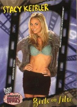 2002 Fleer WWE Absolute Divas #84 Stacy Keibler Front