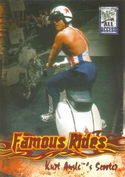 2002 Fleer WWF All Access - Famous Rides #8 FR Kurt Angle's Scooter Front
