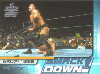 2002 Fleer WWE Raw vs. SmackDown #1 The Rock  Front
