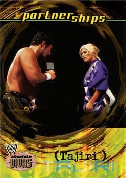 2002 Fleer WWE Absolute Divas - Diva Gems Gold #54 Tajiri Front