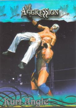 2003 Fleer WWE Aggression #61 Kurt Angle  Front
