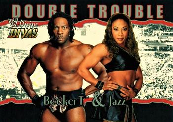 2003 Fleer WWE Divine Divas #87 Booker T / Jazz Front