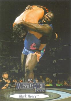 2003 Fleer WWE WrestleMania XIX #36 Mark Henry  Front