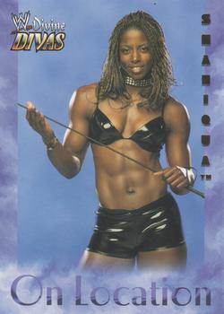 2003 Fleer WWE Divine Divas - On Location #15 OL Shaniqua Front