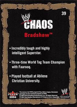 2004 Fleer WWE Chaos #39 Bradshaw  Back
