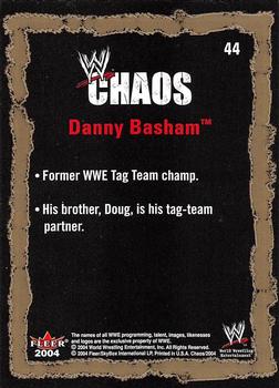 2004 Fleer WWE Chaos #44 Danny Basham  Back