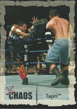 2004 Fleer WWE Chaos #49 Tajiri  Front