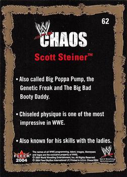 2004 Fleer WWE Chaos #62 Scott Steiner  Back