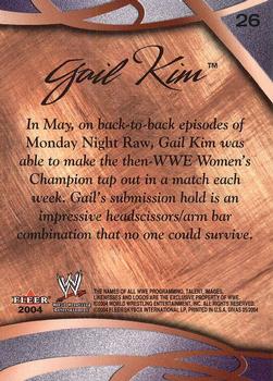 2004 Fleer WWE Divine Divas 2005 #26 Gail Kim Back