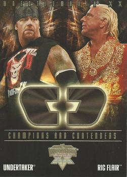 2004 Fleer WWE WrestleMania XX - Champions And Contenders #7 CC Undertaker / Ric Flair Front