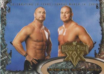 2004 Fleer WWE WrestleMania XX - Gold #16 Basham Brothers  Front