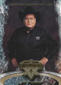 2004 Fleer WWE WrestleMania XX - Gold #33 Jim Ross  Front