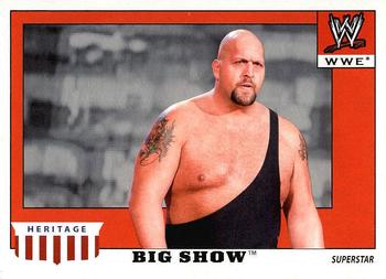 2008 Topps Heritage IV WWE #5 Big Show  Front