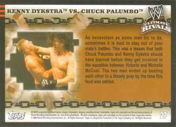 2008 Topps WWE Ultimate Rivals #27 Kenny Dykstra vs. Chuck Palumbo  Back