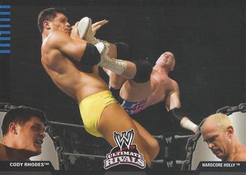 2008 Topps WWE Ultimate Rivals #11 Cody Rhodes vs. Hardcore Holly  Front