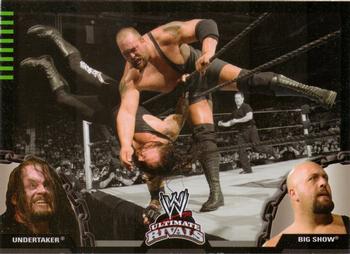 2008 Topps WWE Ultimate Rivals #54 Big Show vs. Undertaker  Front