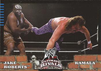 2008 Topps WWE Ultimate Rivals #80 Jake Roberts vs. Kamala  Front