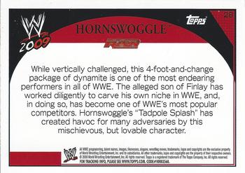 2009 Topps WWE #28 Hornswoggle  Back