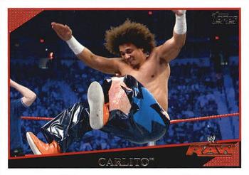 2009 Topps WWE #2 Carlito  Front