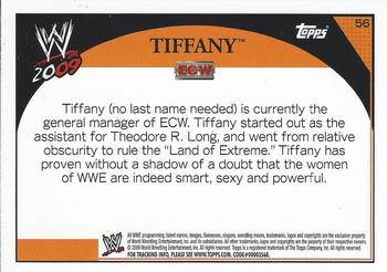 2009 Topps WWE #56 Tiffany  Back