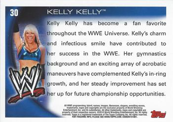 2010 Topps WWE #30 Kelly Kelly  Back