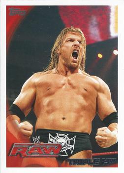 2010 Topps WWE #43 Triple H  Front
