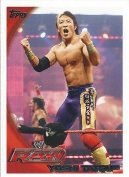 2010 Topps WWE #7 Yoshi Tatsu  Front