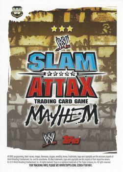 2010 Topps Slam Attax WWE Mayhem #NNO IRS  Back