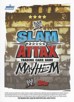 2010 Topps Slam Attax WWE Mayhem #NNO Drew McIntyre Back
