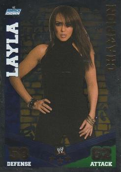 2010 Topps Slam Attax WWE Mayhem #NNO Layla Front