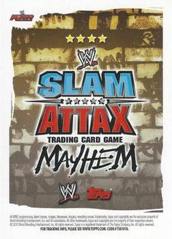 2010 Topps Slam Attax WWE Mayhem #NNO Ted DiBiase Jr. Back