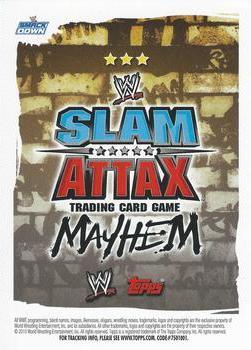 2010 Topps Slam Attax WWE Mayhem #NNO Chris Masters  Back