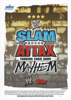 2010 Topps Slam Attax WWE Mayhem #NNO Drew McIntyre  Back
